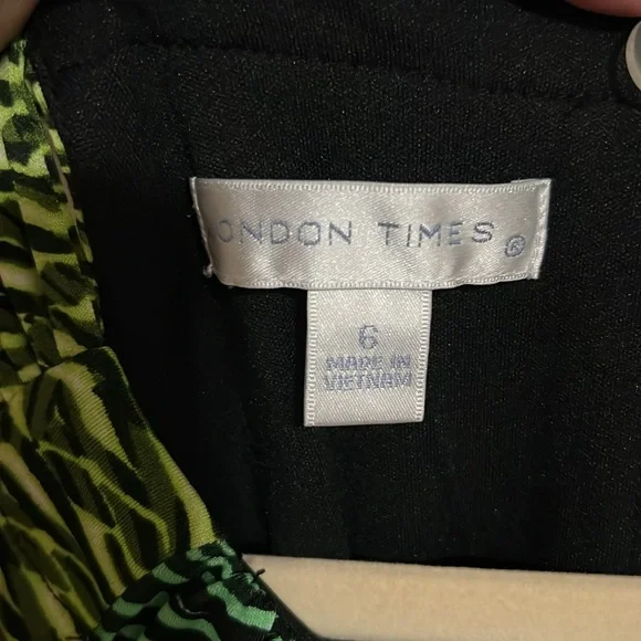 London Times knit halter dress - Picture 4 of 5